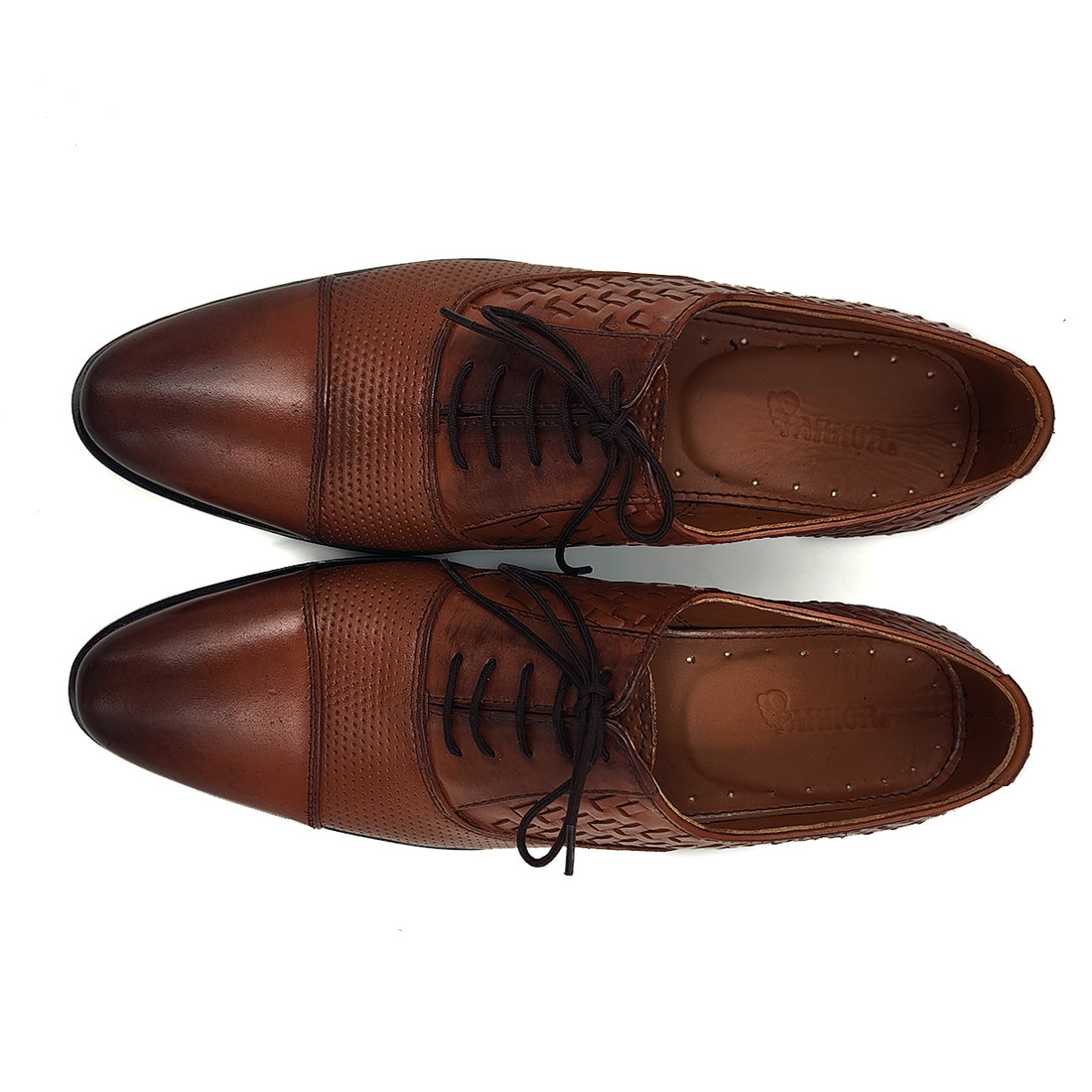 1002 Tan Leather Shoes