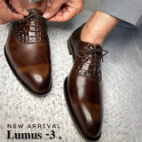 Pakistani Handmade Lumus 3 Leather Formal Shoes