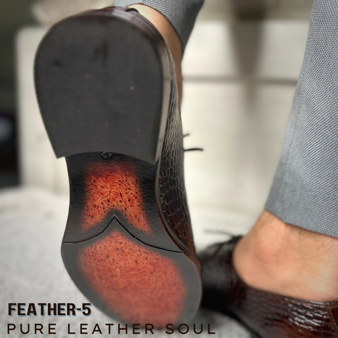 Pakistani Handmade Lumus 3 Leather Formal Shoes