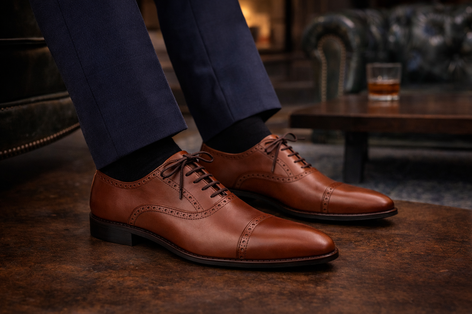 1005 Tan Brogue